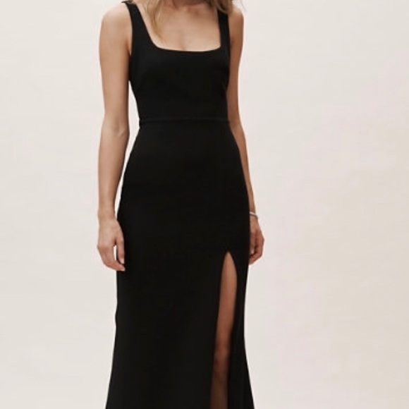 bhldn black bridesmaid dresses